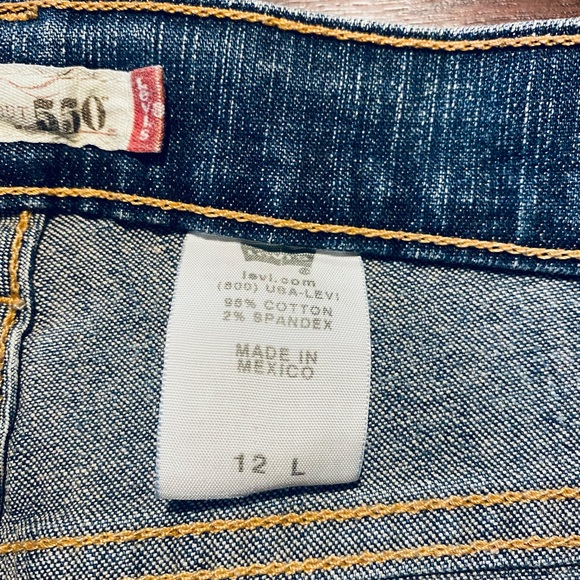 Vintage Levis Relaxed Bootcut 550 Womens Jeans Size 12L - Picture 8 of 8